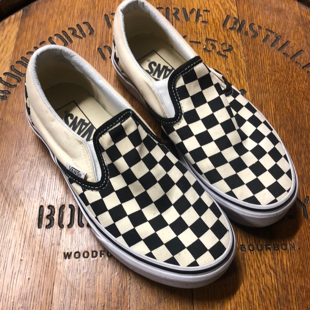 Checkered vans